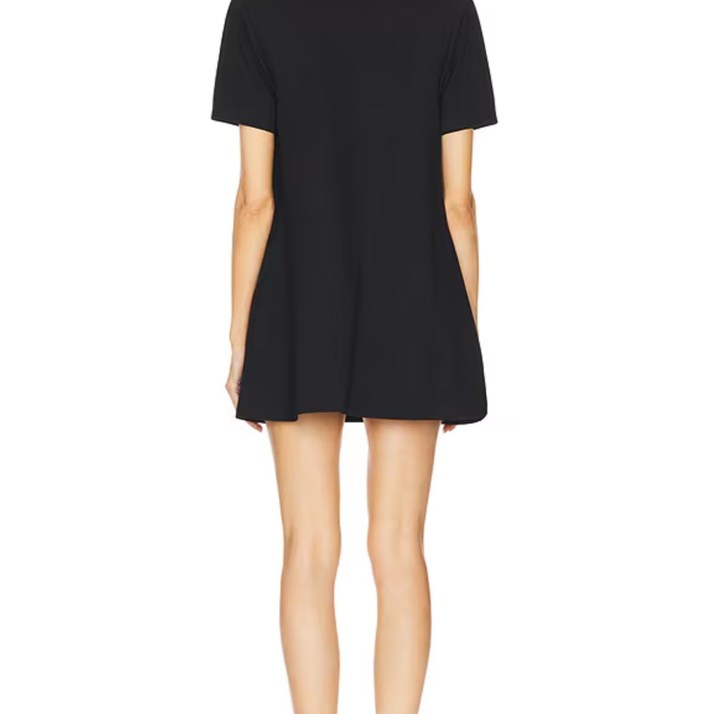 AREA - CRYSTAL BOW V-NECK T-SHIRT DRESS NWT - Picture 3 of 8